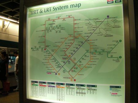 map of the metro train system