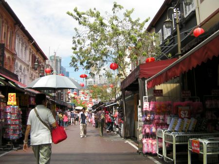 street in Singapore's Chinatown