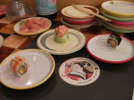 Maki pieces of maki sushi