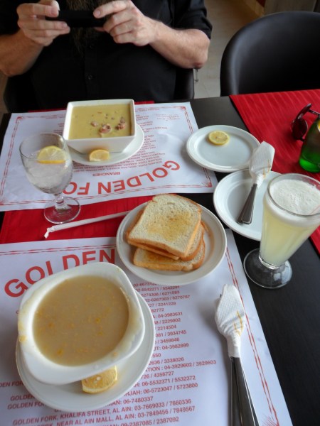 two soup bowls