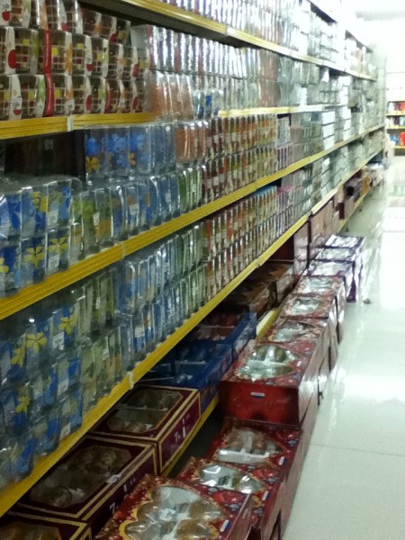 Glassware Aisle entire store aisle of glassware