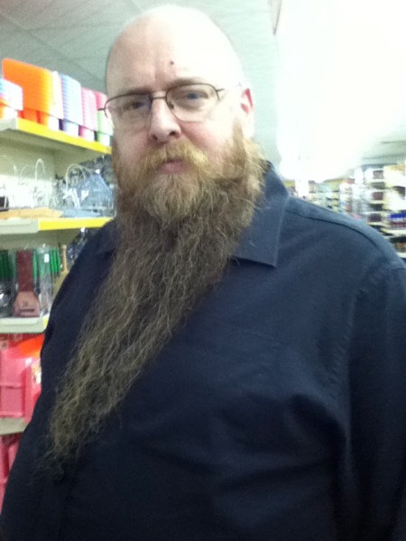 DaddyBird man with long red beard