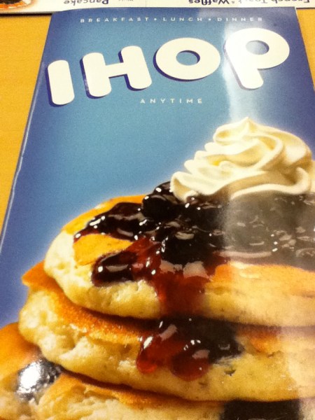 IHOP IHOP menu cover
