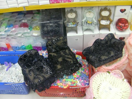 Doll Furniture black lace with silver sparkles doll chairs and lounge