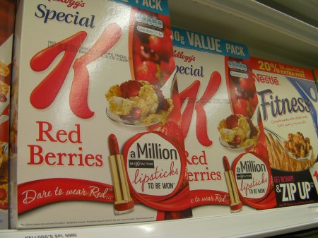 special k cereal boxes