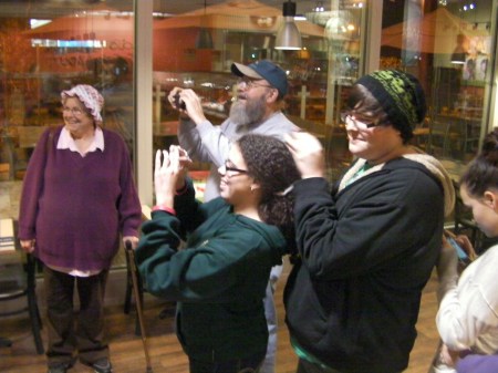 everyone taking pictures