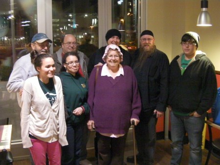 eight people - three generations