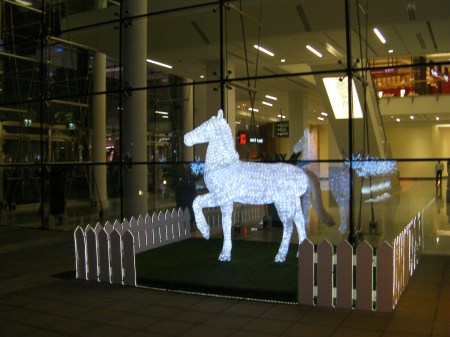 light decoration horse