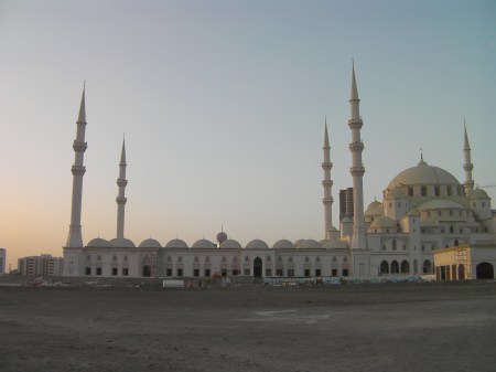 side view of the mosque