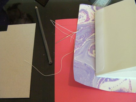 supplies for making a book