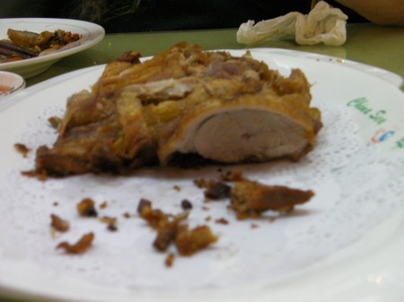 plate of crispy duck