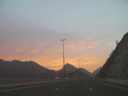 mountains and sunset