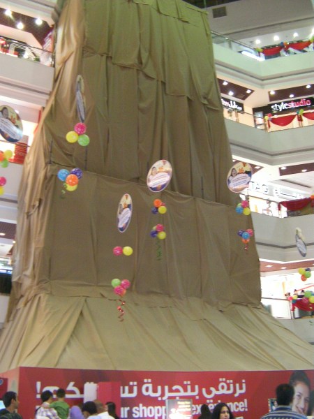 structure covered in canvas
