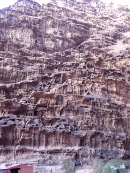 eroded limestone formation