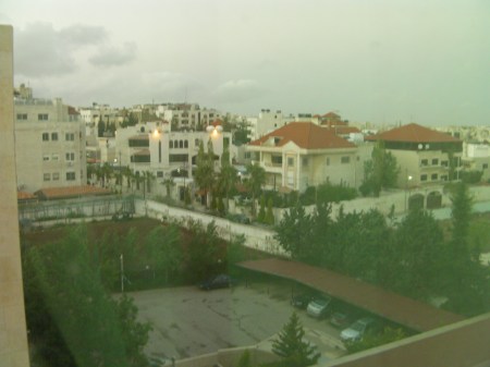 view from the hotel window