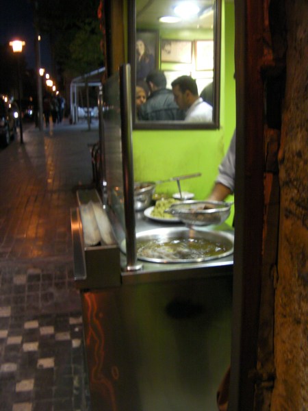 falafel being cooked