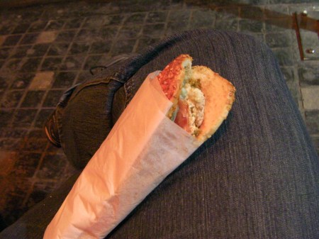 falafel sandwich