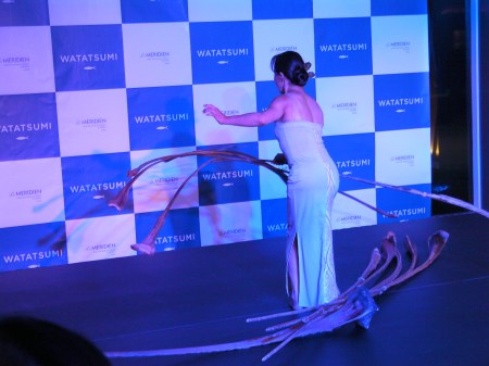 Miyoko Shida Rigolo doing a balance performance