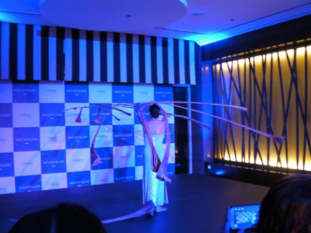 Miyoko Shida Rigolo doing a balance performance