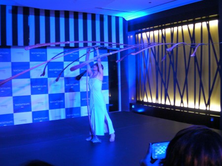 Miyoko Shida Rigolo doing a balance performance