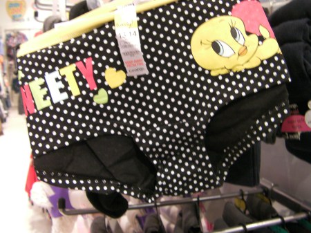 Tweety bird underpants