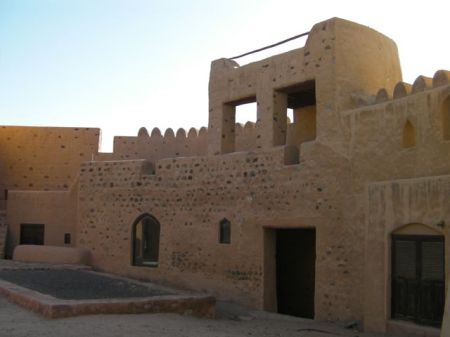 inside of a restored 300 year old fort