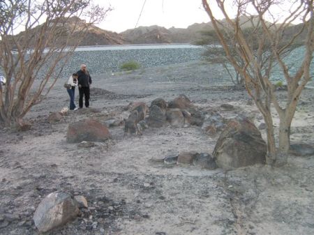 ruins of ancient copper smelting site