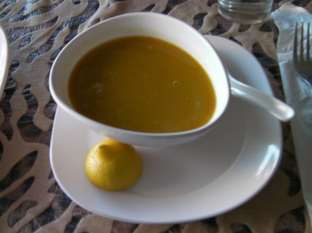 bowl of lentil soup