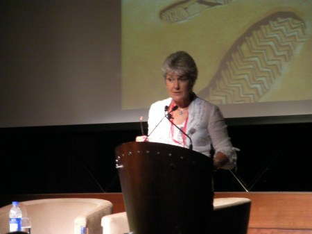 Julia Johnson presenting her new book The Turtle Secret