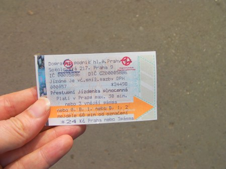 tram ticket
