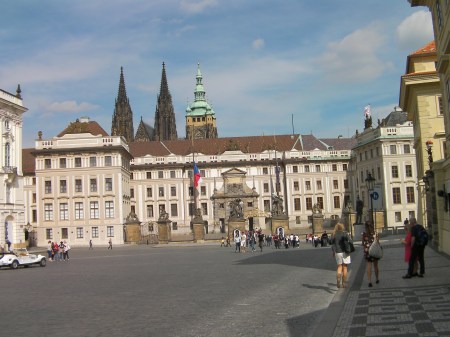 main entrance to the Prague castle