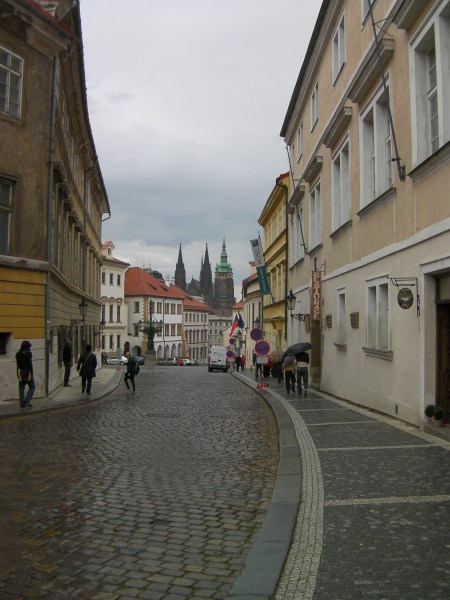 cobblestone lane