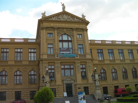 yellow stone three story building