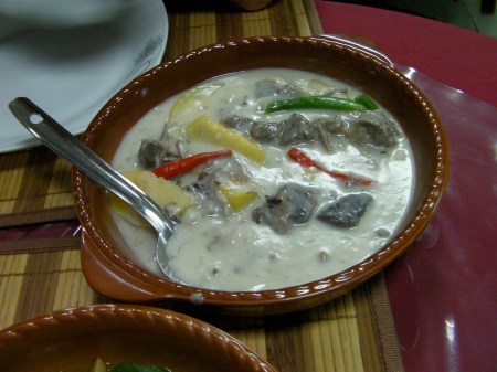bowl of beef and coconut milk stew