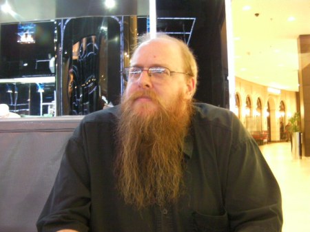 man with a long beard