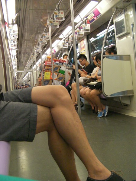 uncrowded metro train