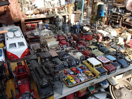 a variety of toys cars