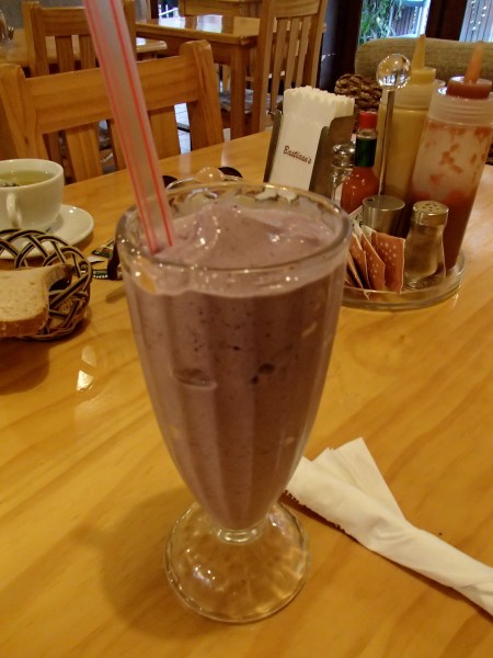 purple milk shake