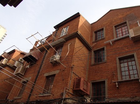 brick four story building