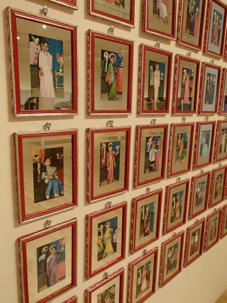 displayed color photographs of Indian girls