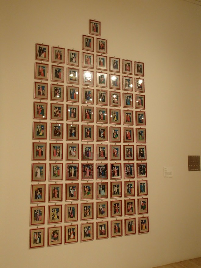 entire display of 83 photos