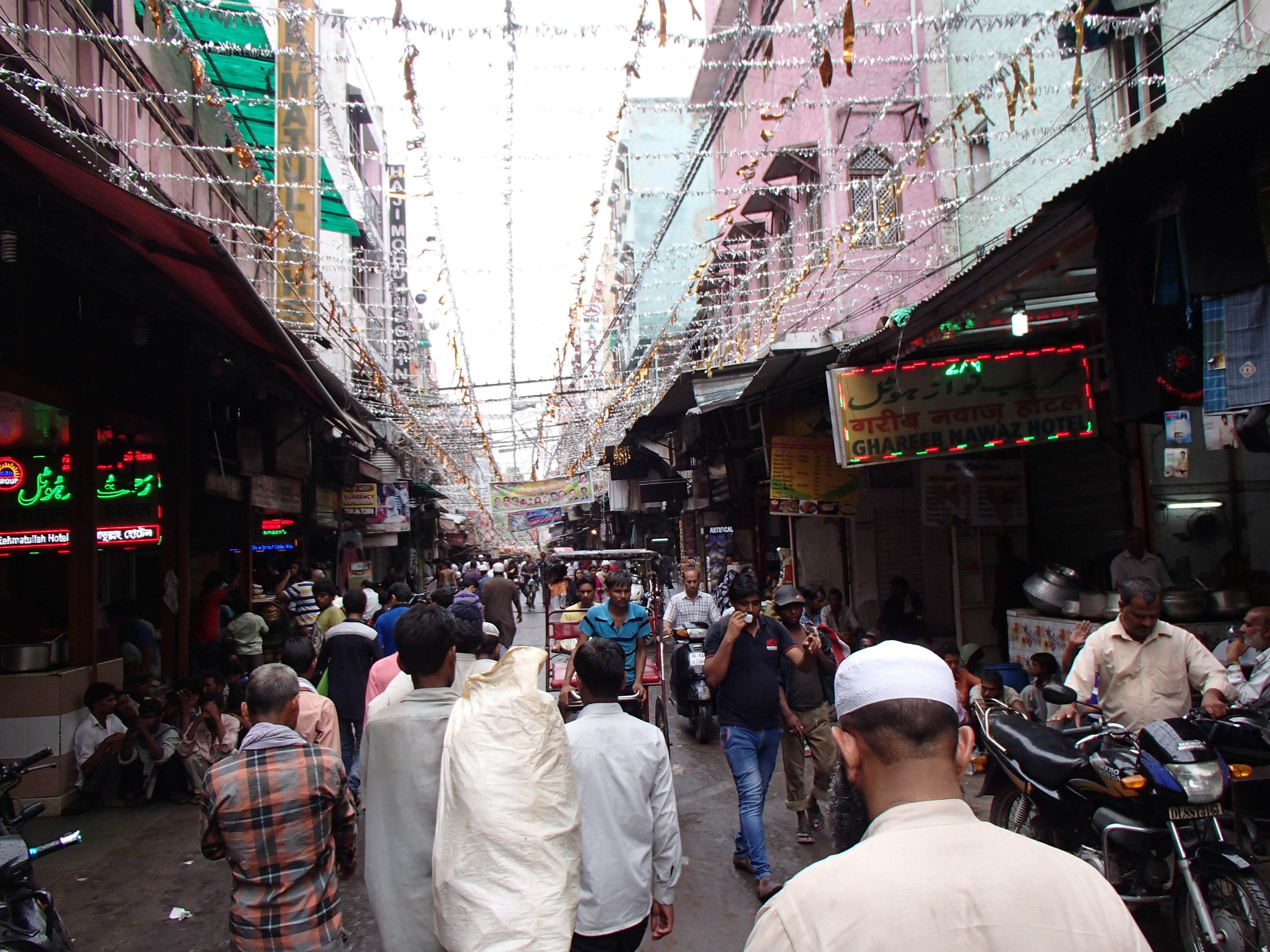 crowded street