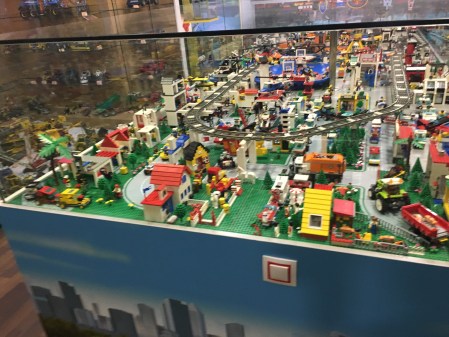 LEGO city layout display