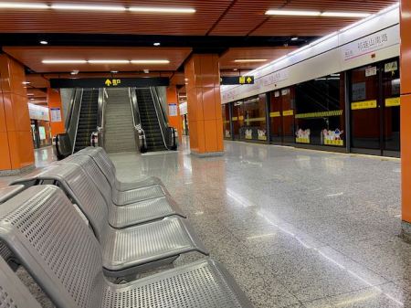 empty train platform