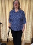 blue polka dot