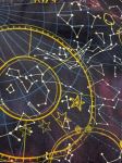 Star constellations print fabric